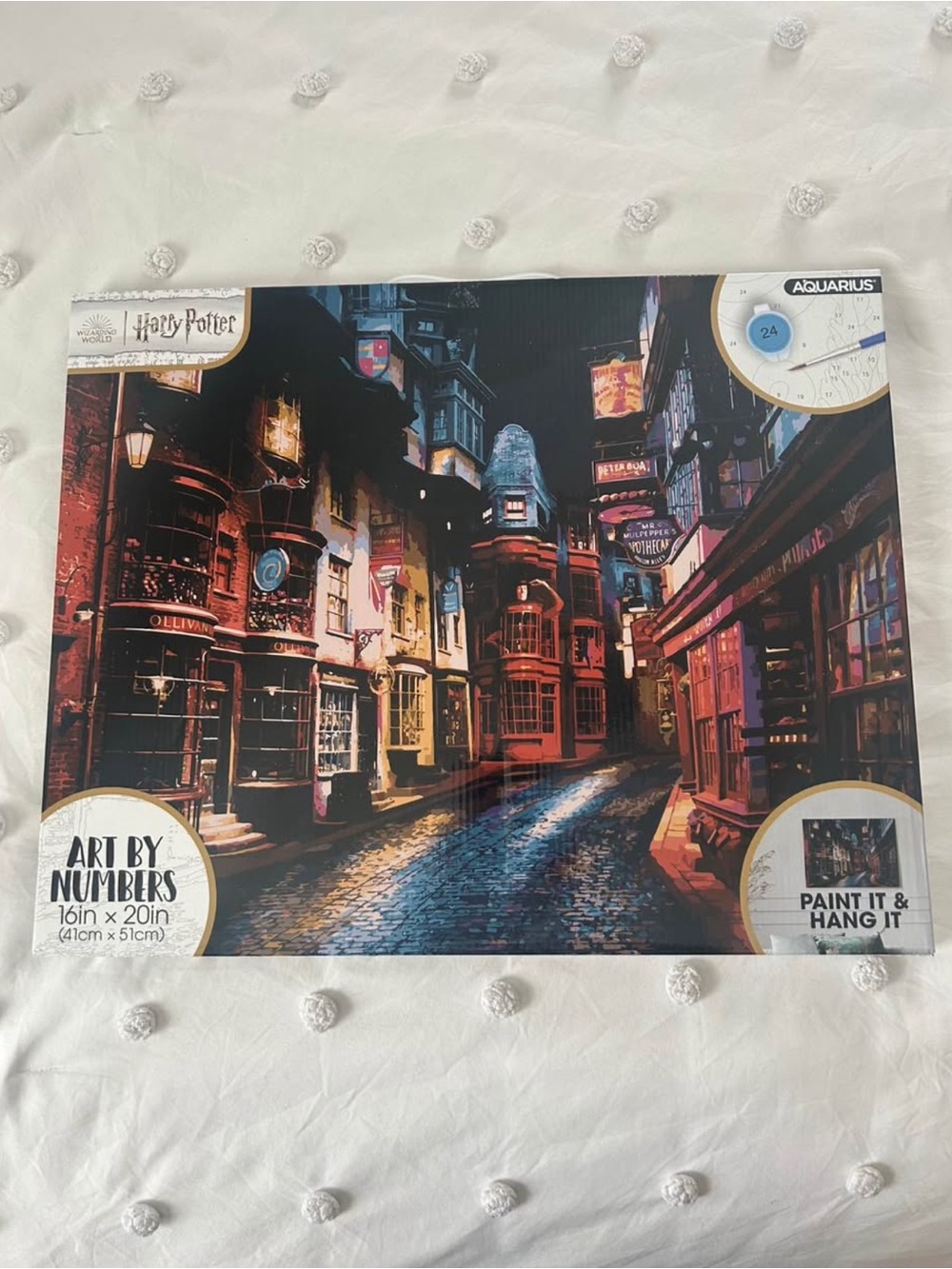 Harry Potter Diagon Alley Art by Numbers Paint Kit